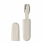 BITEFUL - Bestekset en koker in PLA - Beige BITEFUL - Bestekset en koker in PLA - Beige