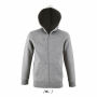 STONE KIDS - STONE kinder hoodie 260g - XXL - Grijs Gemêleerd 2