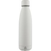 Gerecyclede dubbelwandige drinkfles 500 ml Sunny - wit
