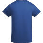 Breda biologisch katoenen kindershirt met korte mouwen - Koningsblauw - 11/12