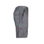 TWO-TONE MULTI-POCKET BERMUDA SHORTS, GREY/RED, 34, VELILLA