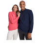 Himalaya fleece herenjack met kwartrits - Rood - M