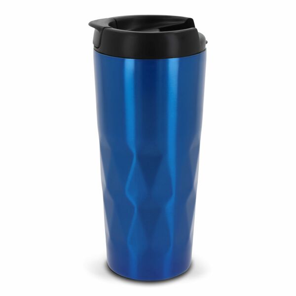 Thermobeker diamant 450ml - Blauw Thermobeker diamant 450ml - Blauw