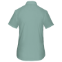 Overhemd in onderhoudsvriendelijk polykatoen-popeline korte mouwen dames Sage XS