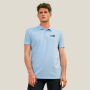 SUMMER II - SUMMER II HEREN Polo 170g - S - Sky Blue Pique