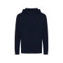 IQONIQ Rila lichtgewicht gerecycled katoen hoodie, donkerblauw (XXS)