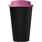 Americano® Eco 350 ml gerecyclede drinkbeker - Zwart/Roze Americano® Eco 350 ml gerecyclede drinkbeker - Zwart/Roze
