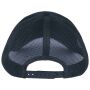 Ecologische uniseks truckerpet met 5 panelen navy blue one size