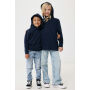IQONIQ Yengo kids recycled katoen hoodie met steekzakken, donkerblauw (910)