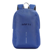 Bobby Soft, anti-diefstal rugzak, royal blue, grijs