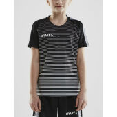 *Pro Control stripe jersey jr black/platin 122/128