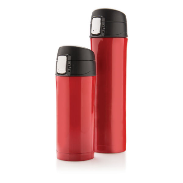 RCS gerecycled roestvrijstalen easy lock lekvrije vacuüm mok, rood RCS gerecycled roestvrijstalen easy lock lekvrije vacuüm mok, rood
