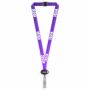 Polyester sublimatie lanyard met ovale badge reel met logo