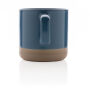 Geglazuurde keramische mok 360 ml, blauw