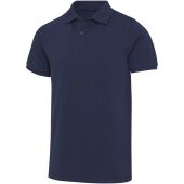Beryl 220 g/m² unisex OCS gecertificeerde organische gerecyclede polo met korte mouwen - Marineblauw - 3XL