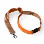 Zeefdruk lanyard van kurk en polyester