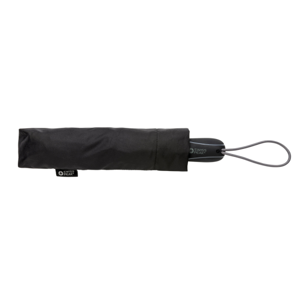 Swiss Peak AWARE™ Traveller 21” automatische paraplu, zwart