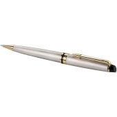 Waterman Expert balpen (blauwe inkt) - Staal/Goud