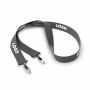 Polyester Pantone-gematchte zeefdruk keycord met 2 clips
