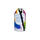 Custom-made waterwerende tas 10L IPX5 - Wit/transparant