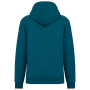 Ecologische uniseks oversized sweater met capuchon Peacock Green XXS
