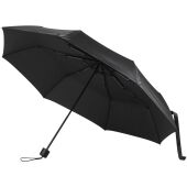 Aaron 23'' opvouwbare handparaplu - Zwart