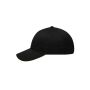 6 Panel Brushed Sandwich Cap black/lime green one size