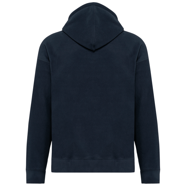 Oversized uniseks sweater met capuchon van gerecycled fleece Navy XXL Oversized uniseks sweater met capuchon van gerecycled fleece Navy XXL