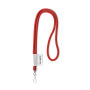 Polyester 2-kleurige koord-lanyard met full color label
