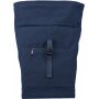 Gerecyclede polycotton (330 gsm) roll-top rugzak Thaddeus blauw