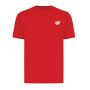 IQONIQ Sierra lichtgewicht gerecycled katoen t-shirt, rood (XL)