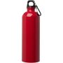Oregon 750 ml RCS certified single wall stainless steel water bottle with carabiner - Red