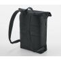 SIMPLICITY ROLL TOP BACKPACK, GRAPHITE GREY, One size, BAG BASE