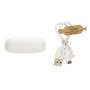 RCS gerecycled plastic Liberty Pro draadloze oordoppen, wit