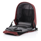 Bobby Hero Small, anti-diefstal rugzak, rood, zwart