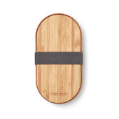 Black+Blum Stainless Steel Dubbele Bento Box, grijs