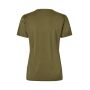 GEYSER T-shirt | essential | dames - Olijf, 4XL