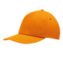 RACING - 5 panel katoenen baseball cap oranje