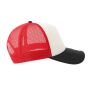 RAPPER-S, WHITE/RED/BLACK, One size, ATLANTIS HEADWEAR