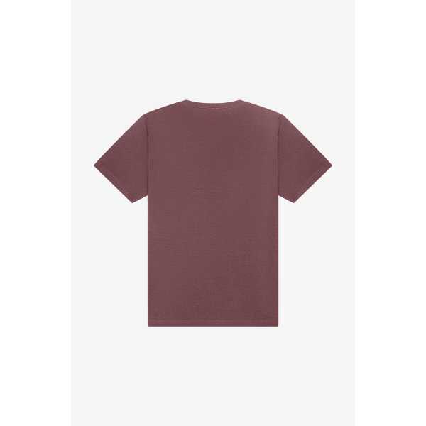 Dik uniseks t-shirt met vintage wash Washed maroon XXL Dik uniseks t-shirt met vintage wash Washed maroon XXL