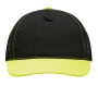 SPORTSMAN - 5-panel baseballcap geel, zwart SPORTSMAN - 5-panel baseballcap geel, zwart