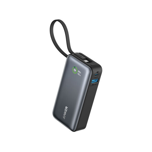 Anker Nano Powerbank 30 W, met ingebouwde USB-C-kabel Anker Nano Powerbank 30 W, met ingebouwde USB-C-kabel