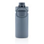 Vacuüm roestvrijstalen fles met sportdop, blauw, blauw