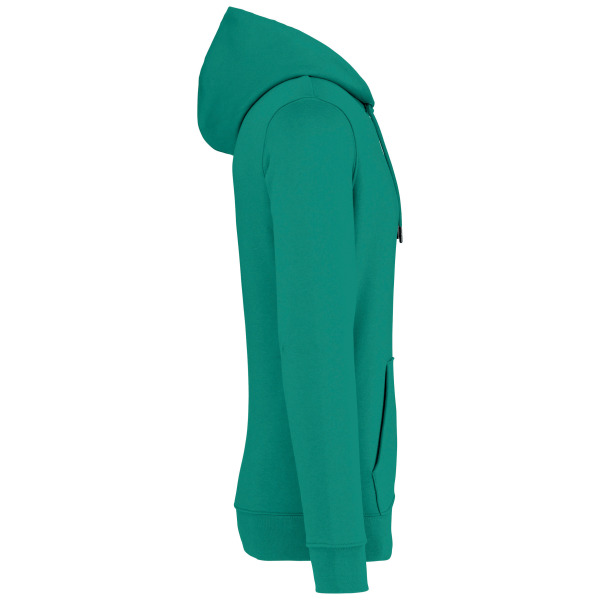 Ecologische uniseks sweater met capuchon Gemstone Green XXL