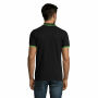 PASADENA MEN - PASADENA heren polo 200g - XXL - Zwart/Limoen