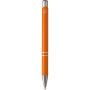 Moneta balpen van gerecycled aluminium (zwarte inkt) - Oranje