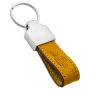 Sleutelhanger P02660, Kunstleder, Geel
