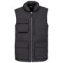Gewatteerde bodywarmer dark grey L