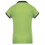 Dames-sportpolo Lime / Sporty Navy S