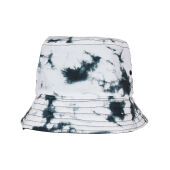 Batik Dye Reversible Bucket Hat - Black - One Size